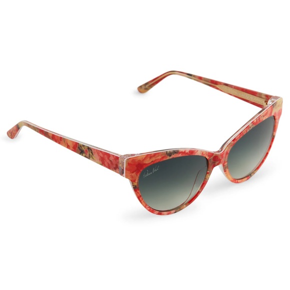 DIFF Patricia Nash Sunglasses Kelly Floral Oil Painting Frame Olive Gradient NWT - Picture 2 of 9